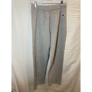 Champion Sweatpants Adult Gray Cotton Pull On Joggers Light Weight Medium Womens